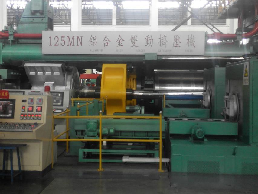 125MN double acting and direct extruder