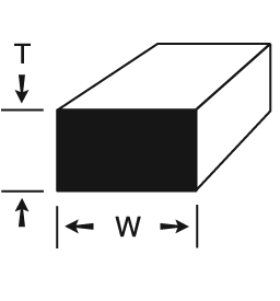 Rectangular aluminum bar